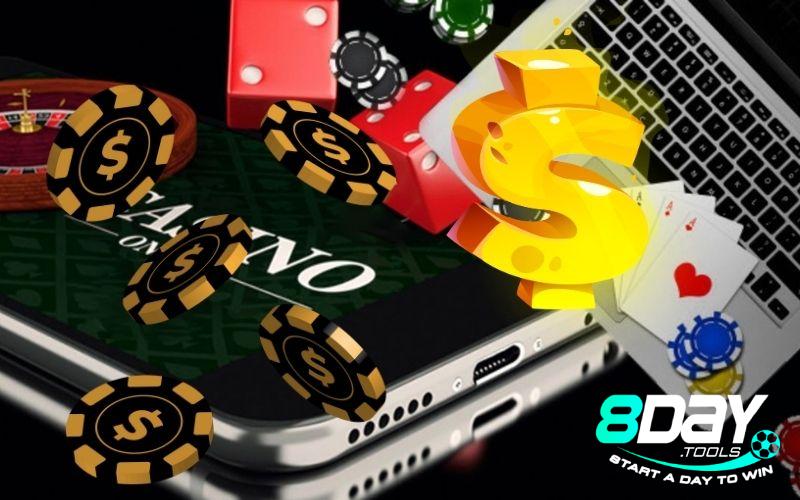 Các tựa game cược khi tham gia vào casino 8Day