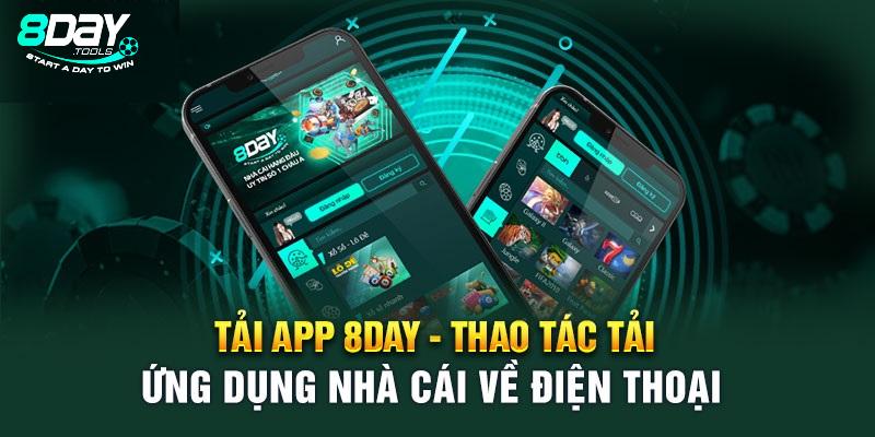 Bạn có thể tải App 8DAY về điện thoại IOS và Android